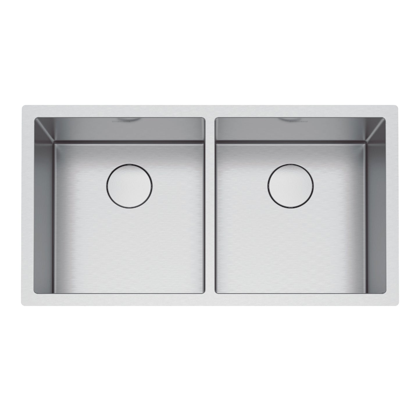 FRANKE PS2X120-16-16 Professional 2.0 35.5-in.. x 19.5-in. 16 Gauge Stainless Steel Undermount Double Bowl Kitchen Sink - PS2X120-16-16 In Diamond