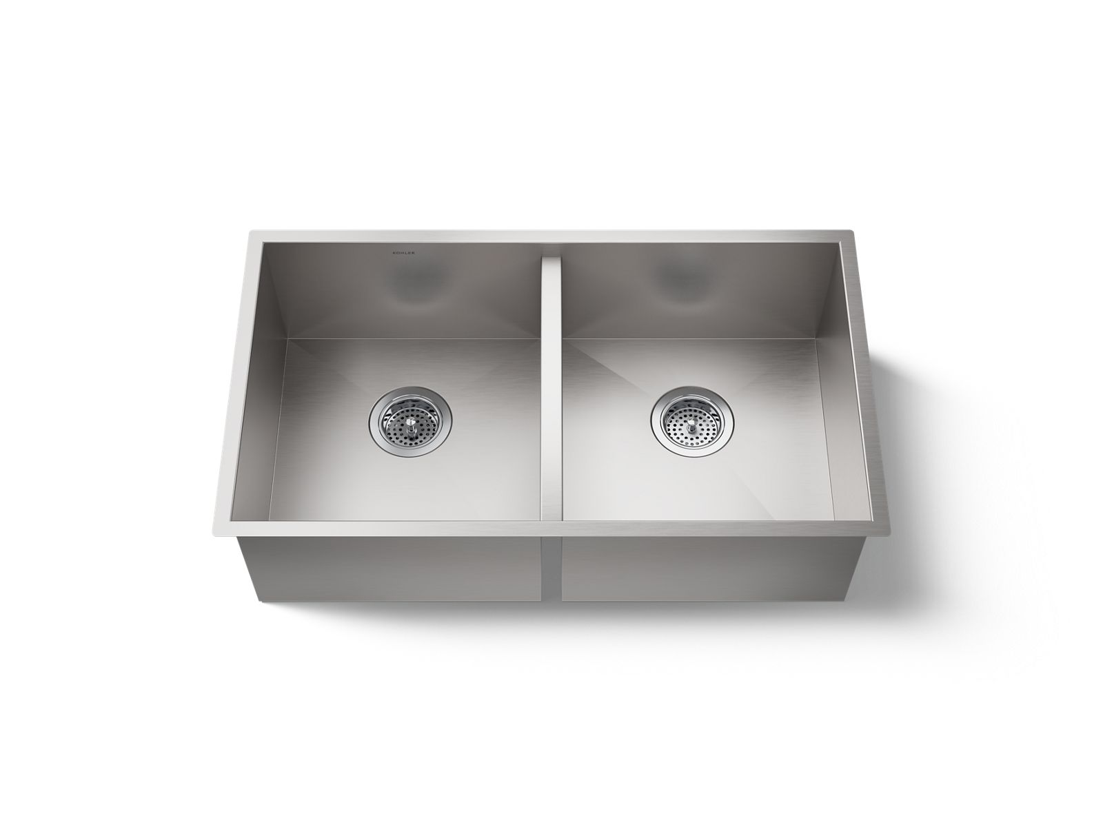 KOHLER K-RH20909-NA Lyric 32" Undermount Double-Bowl Kitchen Sink - Stainless Steel