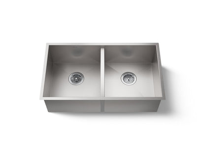 KOHLER K-RH20909-NA Lyric 32" undermount double-bowl kitchen sink - Stainless Steel