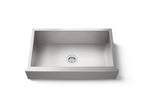 KOHLER K-RH20910-NA Lyric 34" Undermount Single-Bowl Farmhouse Kitchen Sink - Stainless Steel