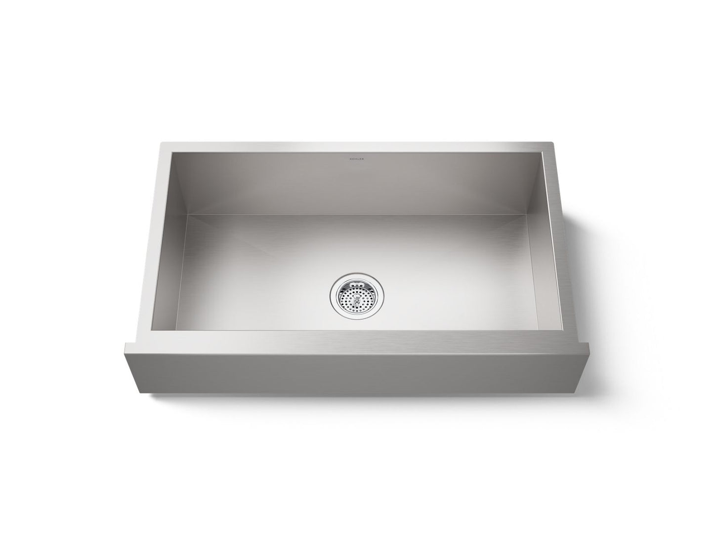 KOHLER K-RH20910-NA Lyric 34" undermount single-bowl farmhouse kitchen sink - Stainless Steel