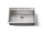 KOHLER K-RH20912-NA Lyric 32" Undermount Single-Bowl Kitchen Sink - Stainless Steel