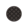 INFINITY DRAIN RKDB 5-A ORB RKD 5 5" Round RKDB 5 Complete Kit with Link Pattern Decorative Plate in Oil Rubbed Bronze with ABS Bonded Flange Drain Body, 2", 3" and 4" Outlet