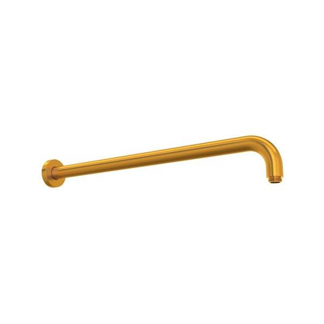 ROHL 200127SASG 20" Reach Wall Mount Shower Arm In Satin Gold