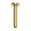 ROHL 70327SASUB 7" Reach Ceiling Mount Shower Arm In Satin Unlacquered Brass