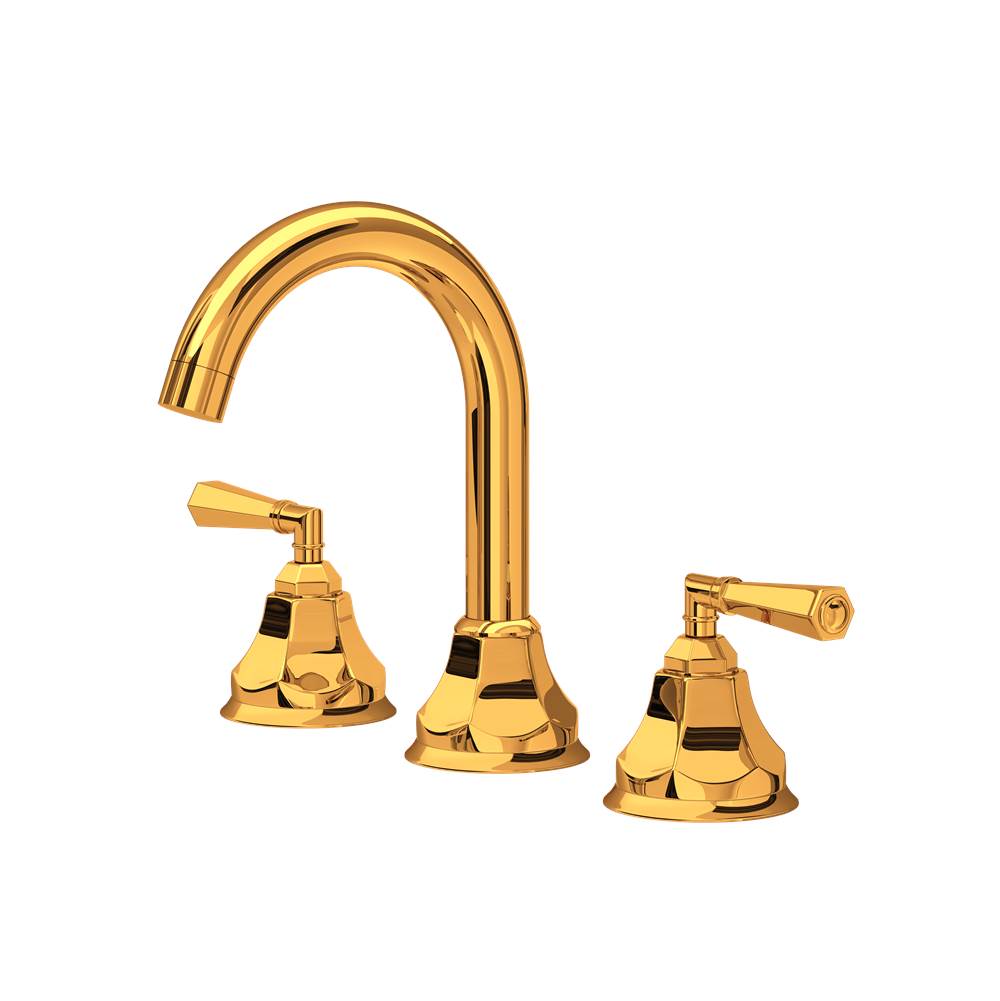 ROHL PN08D3LMIB Palladian Widespread Lavatory Faucet With C-Spout In Italian Brass