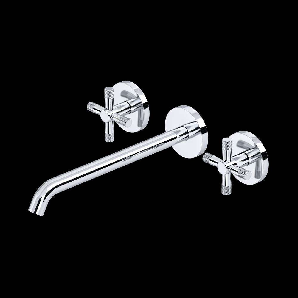 ROHL TAM06W3XMAPC Amahle Wall Mount Tub Filler Trim With C-Spout In Polished Chrome