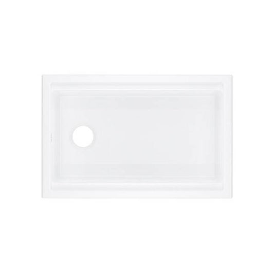 ROHL ALUM3019WS00 Allia 30" Fireclay Undermount Chef/Workstation Sink In White