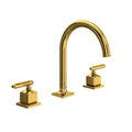 ROHL AP08D3LMULB Apothecary Widespread Lavatory Faucet With C-Spout In Unlacquered Brass