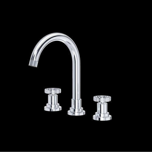 ROHL CP08D3IWAPC Campo Widespread Lavatory Faucet With C-Spout In Polished Chrome