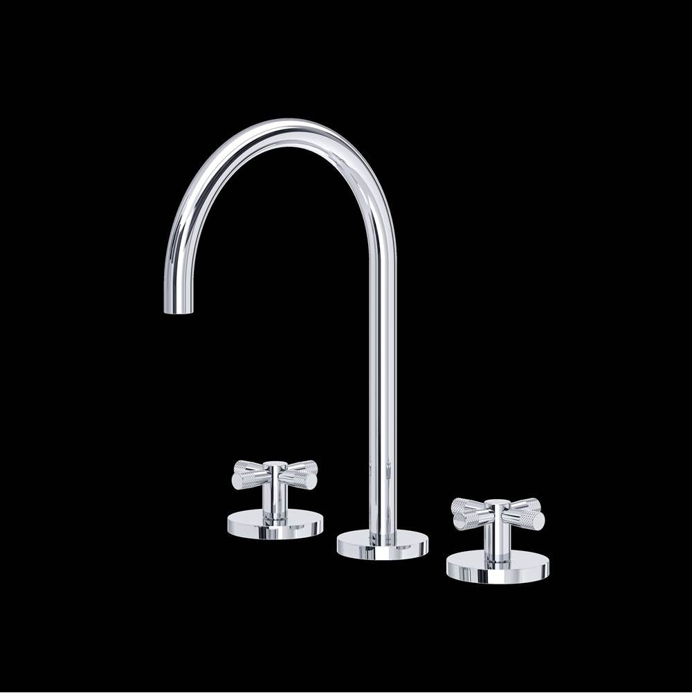 ROHL AM08D3XMAPC Amahle Widespread Lavatory Faucet With C-Spout In Polished Chrome