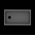 ROHL ALUM3319WS04 Allia 33" Fireclay Undermount Chef/Workstation Sink In Satin Grey