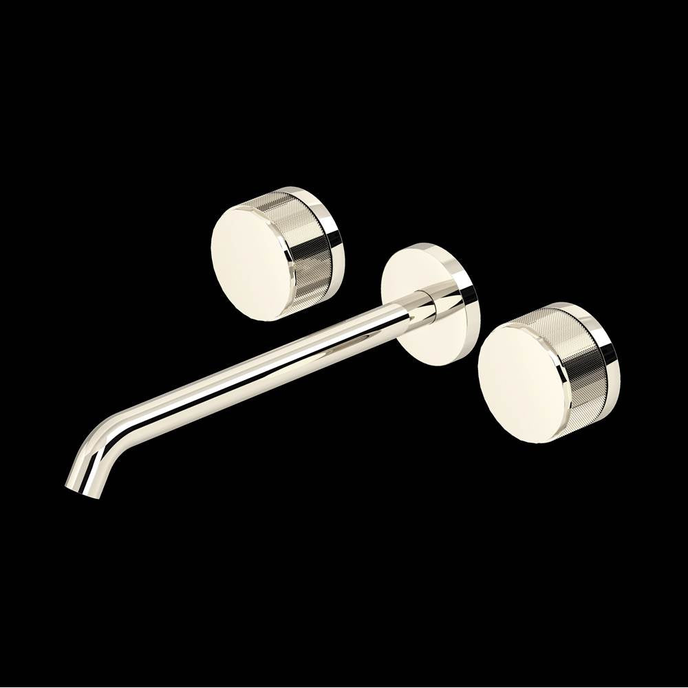ROHL TAM06W3IWPN Amahle Wall Mount Tub Filler Trim With C-Spout In Polished Nickel
