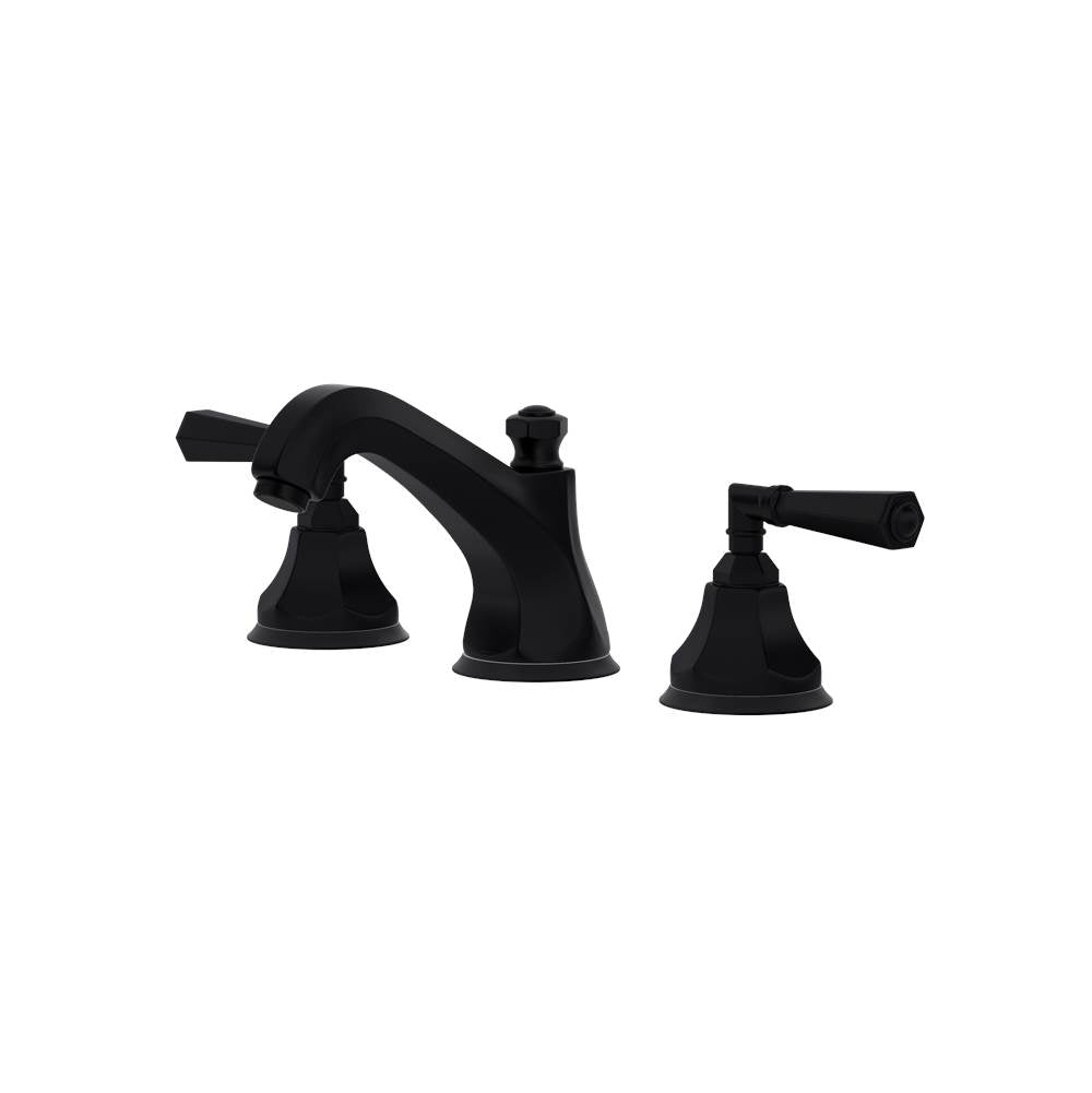 ROHL A1908LMMB-2 Palladian Widespread Lavatory Faucet In Matte Black