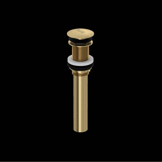 ROHL 5445AG Push Drain Without Overflow In Antique Gold