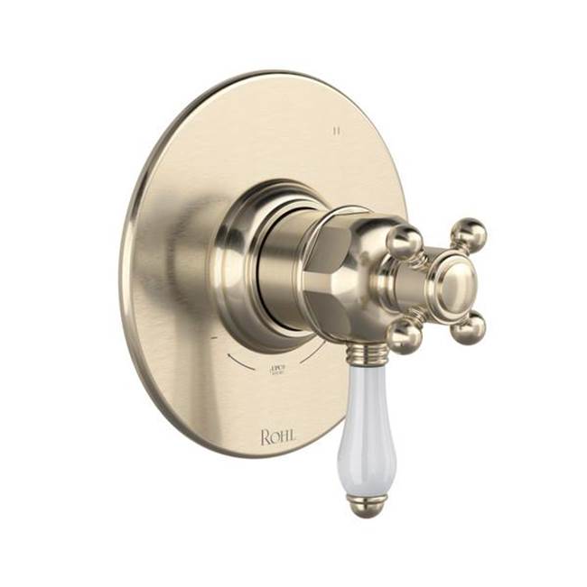 ROHL TTD45W1LPSTN 1/2" Therm & Pressure Balance Trim with 5 Functions (Shared) In Satin Nickel