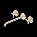 ROHL TAM06W3XMSTN Amahle Wall Mount Tub Filler Trim With C-Spout In Satin Nickel