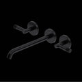 ROHL TAM06W3LMMB Amahle Wall Mount Tub Filler Trim With C-Spout In Matte Black