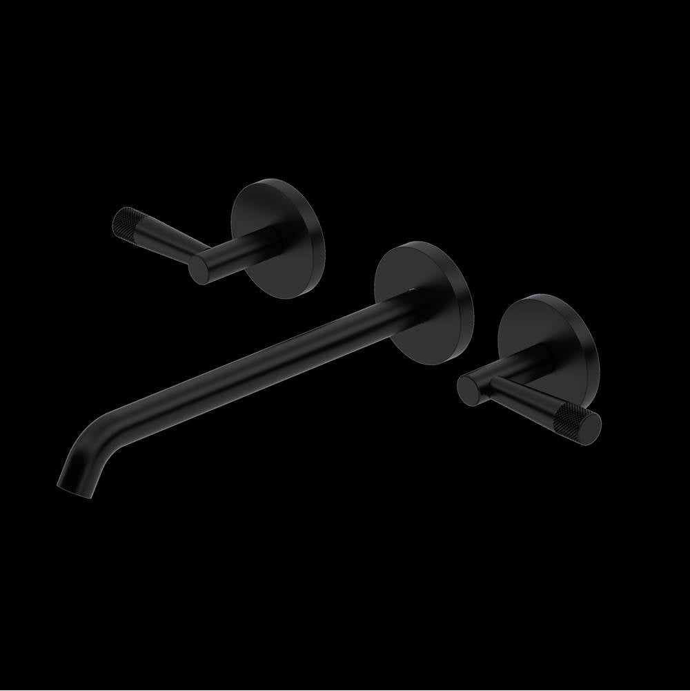 ROHL TAM06W3LMMB Amahle Wall Mount Tub Filler Trim With C-Spout In Matte Black