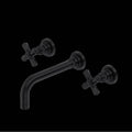 ROHL A2307XMMBTO-2 San Giovanni Wall Mount Lavatory Faucet In Matte Black