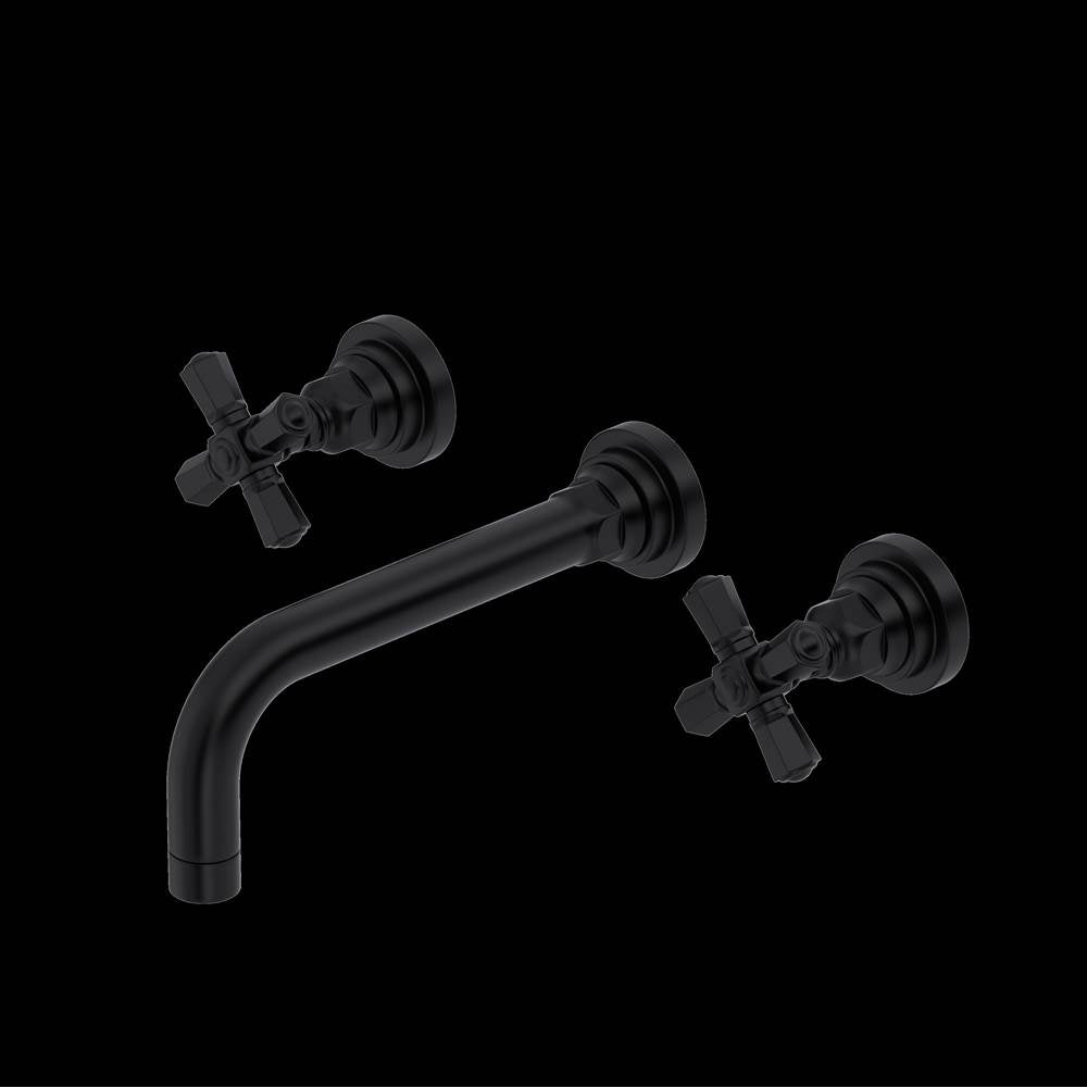 ROHL A2307XMMBTO-2 San Giovanni Wall Mount Lavatory Faucet In Matte Black