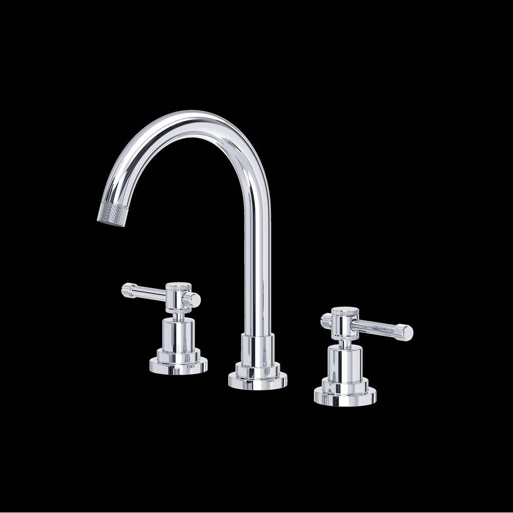 ROHL CP08D3ILAPC Campo Widespread Lavatory Faucet With C-Spout In Polished Chrome