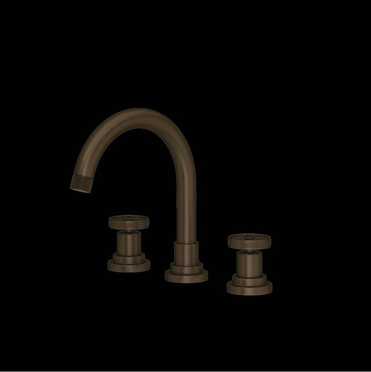 ROHL CP08D3IWTCB Campo Widespread Lavatory Faucet With C-Spout In Tuscan Brass