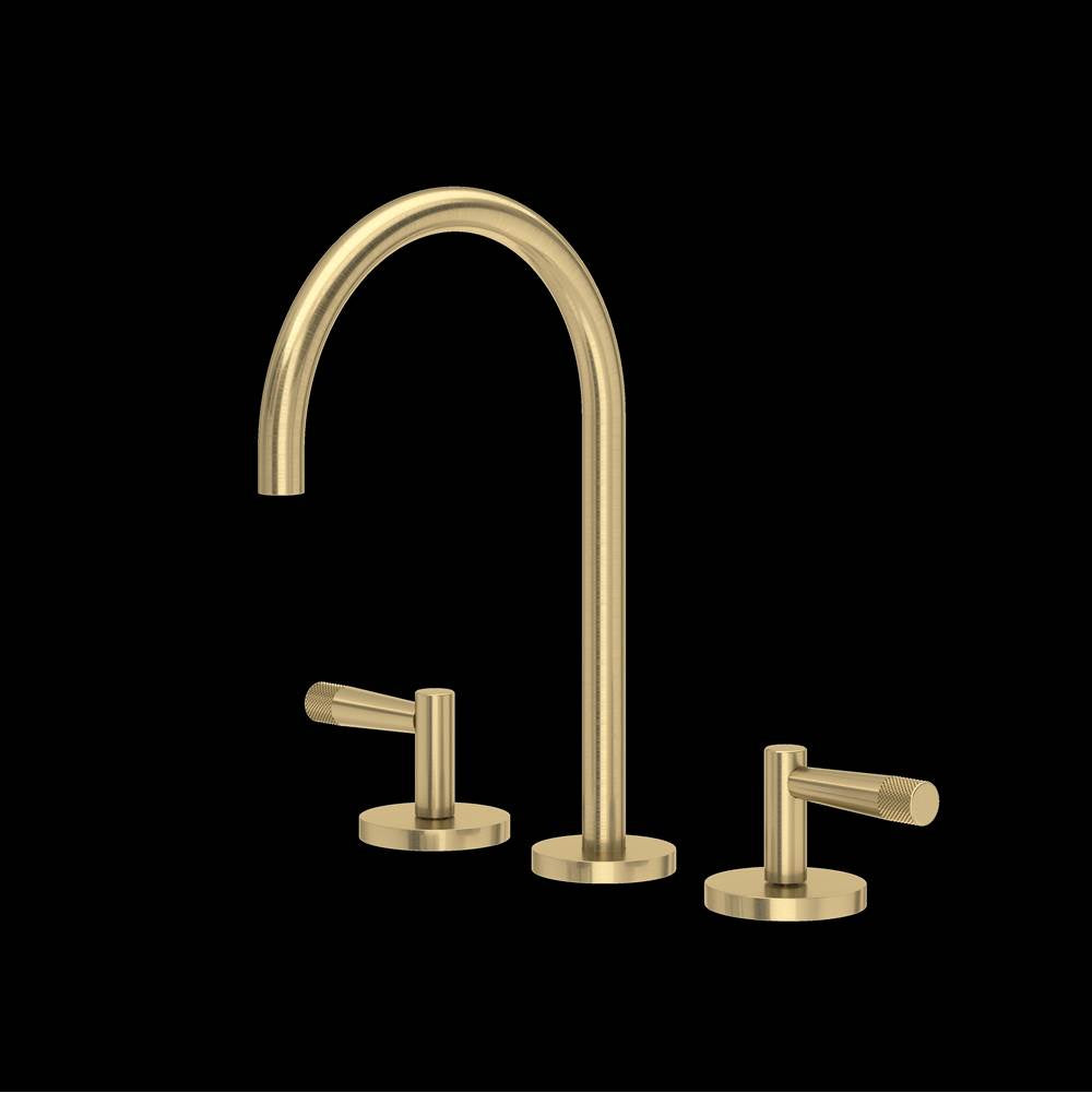 ROHL AM08D3LMAG Amahle Widespread Lavatory Faucet With C-Spout In Antique Gold