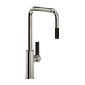 ROHL TR56D1LBPN Tuario Pull-Down Kitchen Faucet With U-Spout In Polished Nickel
