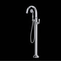 ROHL TPN06HF1LMAPC Palladian Single Hole Floor Mount Tub Filler Trim In Polished Chrome