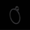 ROHL AM25WTRMB Amahle Towel Ring In Matte Black