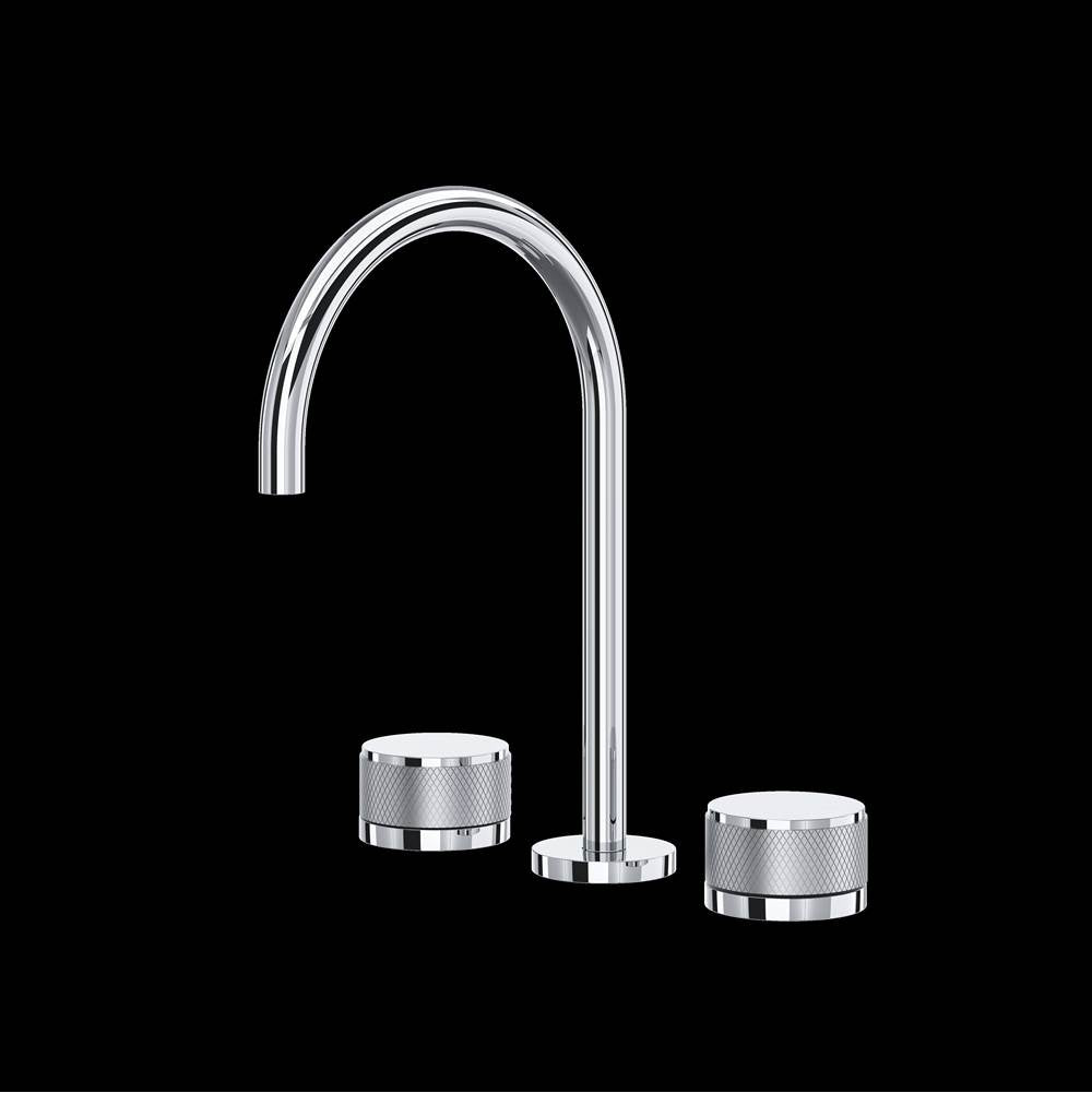 ROHL AM08D3IWAPC Amahle Widespread Lavatory Faucet With C-Spout In Polished Chrome