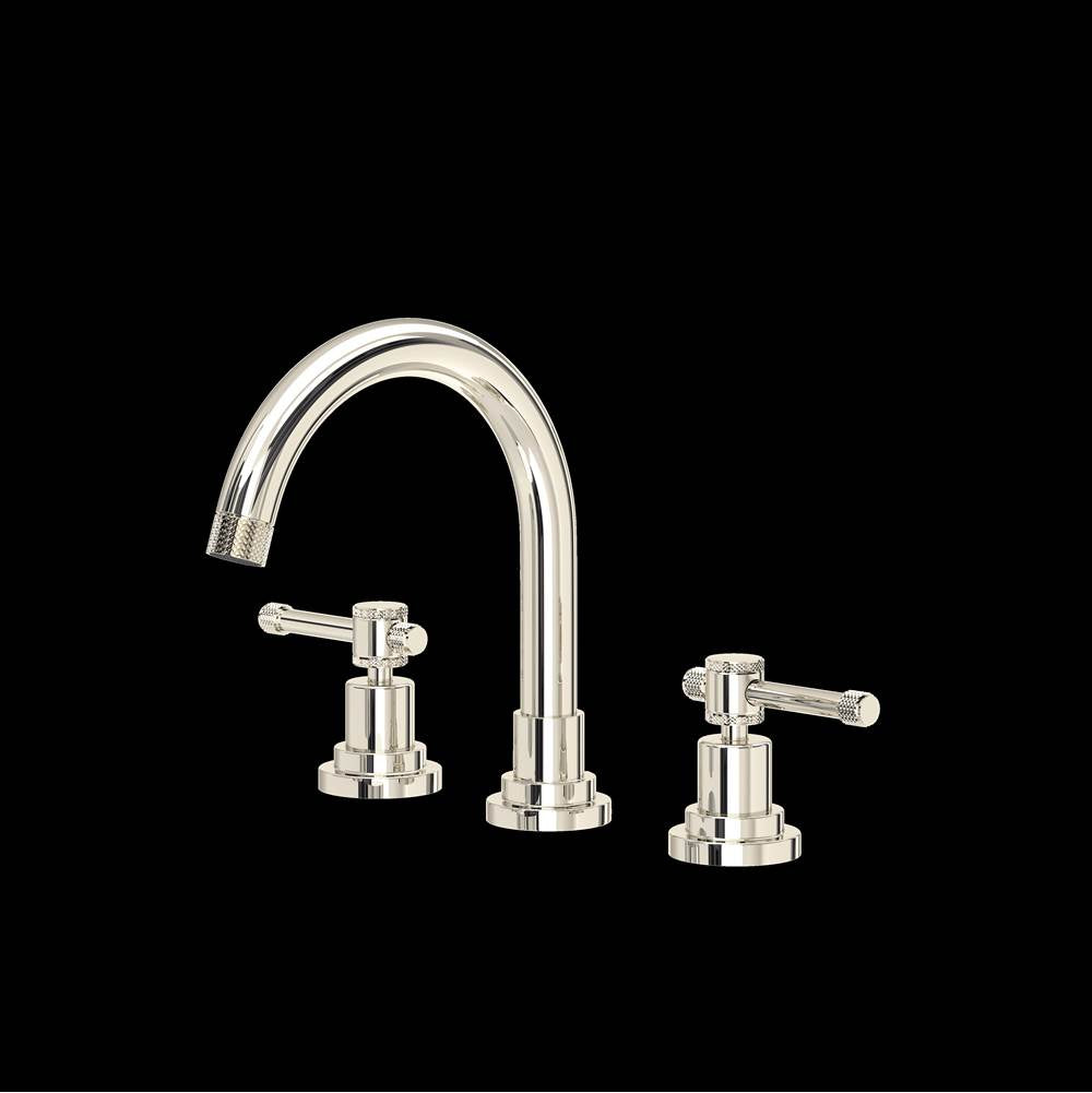 ROHL CP08D3ILPN Campo Widespread Lavatory Faucet With C-Spout In Polished Nickel