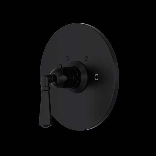 ROHL A4923LMMB San Giovanni 3/4" Thermostatic Trim Without Volume Control In Matte Black