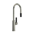 ROHL TR65D1LBPN Tuario Pull-Down Bar/Food Prep Kitchen Faucet With C-Spout In Polished Nickel
