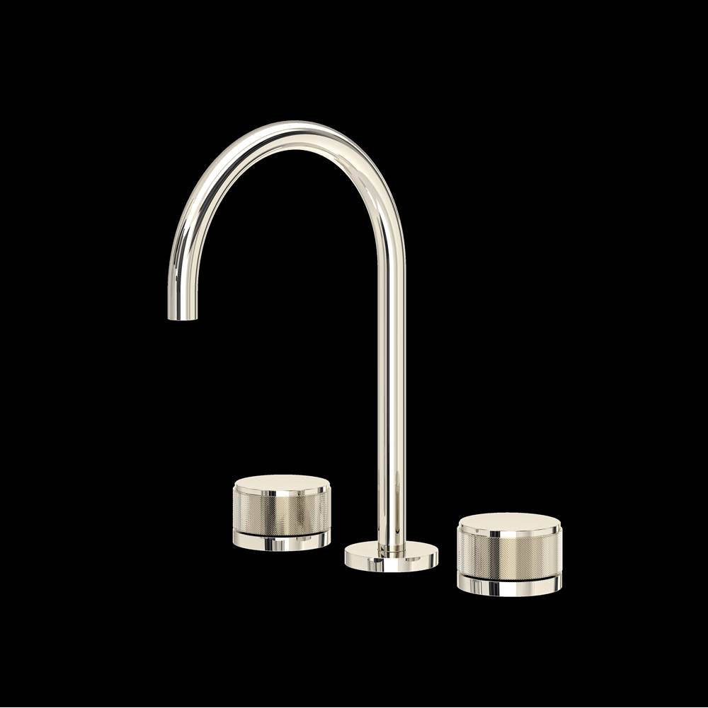 ROHL AM08D3IWPN Amahle Widespread Lavatory Faucet With C-Spout In Polished Nickel
