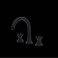 ROHL CP08D3IWMB Campo Widespread Lavatory Faucet With C-Spout In Matte Black