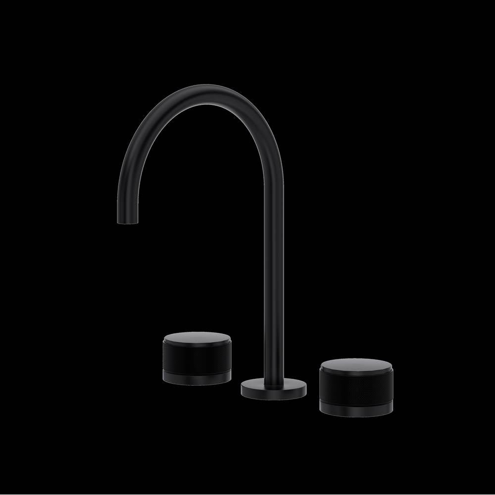 ROHL AM08D3IWMB Amahle Widespread Lavatory Faucet With C-Spout In Matte Black