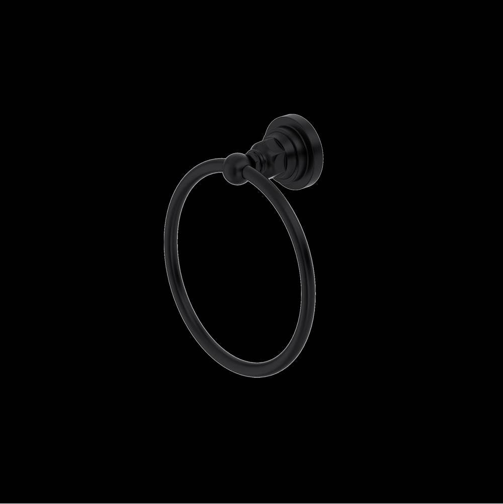 ROHL A1485LIMB San Giovanni Towel Ring In Matte Black