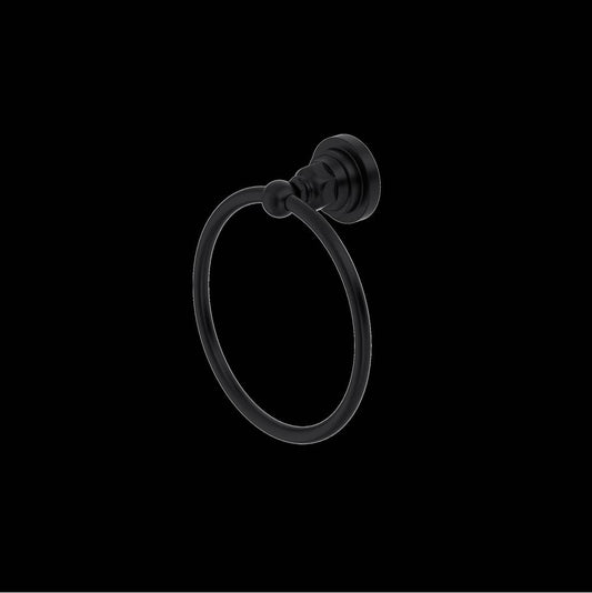ROHL A1485LIMB San Giovanni Towel Ring In Matte Black