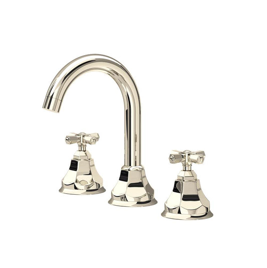 ROHL PN08D3XMPN Palladian Widespread Lavatory Faucet With C-Spout In Polished Nickel