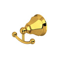 ROHL A6881ULB Palladian Double Robe Hook In Unlacquered Brass