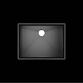 ROHL RSS2418BKS Forze 24" Single Bowl Stainless Steel Kitchen Sink In Black Stainless Steel