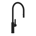 ROHL TR55D1LBMB Tuario Pull-Down Kitchen Faucet With C-Spout In Matte Black