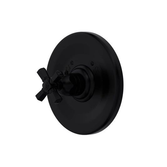 ROHL A4814XMMB Palladian 3/4" Thermostatic Trim Without Volume Control In Matte Black
