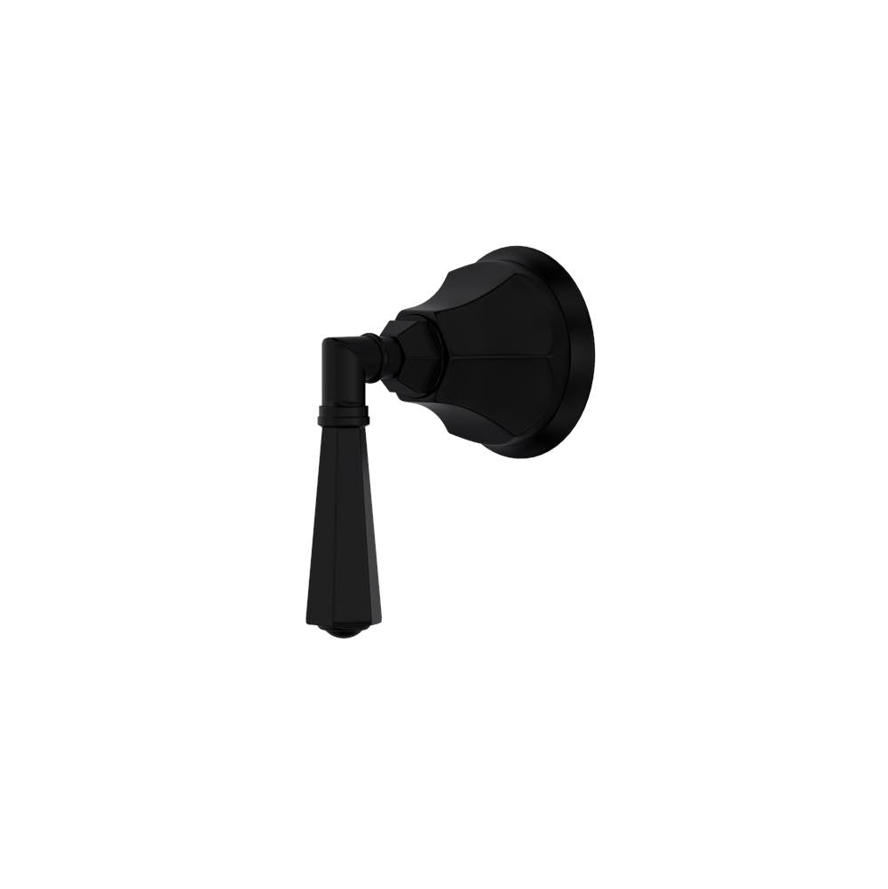 ROHL A4812LMMBTO Palladian Trim For Volume Control And Diverter In Matte Black