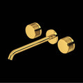 ROHL TAM06W3IWULB Amahle Wall Mount Tub Filler Trim With C-Spout In Unlacquered Brass