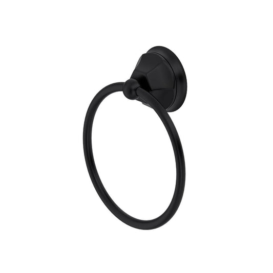 ROHL A6885MB Palladian Towel Ring In Matte Black