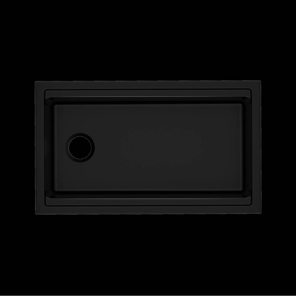 ROHL ALUM3319WS63 Allia 33" Fireclay Undermount Chef/Workstation Sink In Satin Black