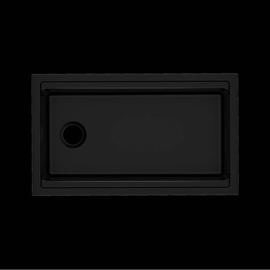 ROHL ALUM3319WS63 Allia 33" Fireclay Undermount Chef/Workstation Sink In Satin Black